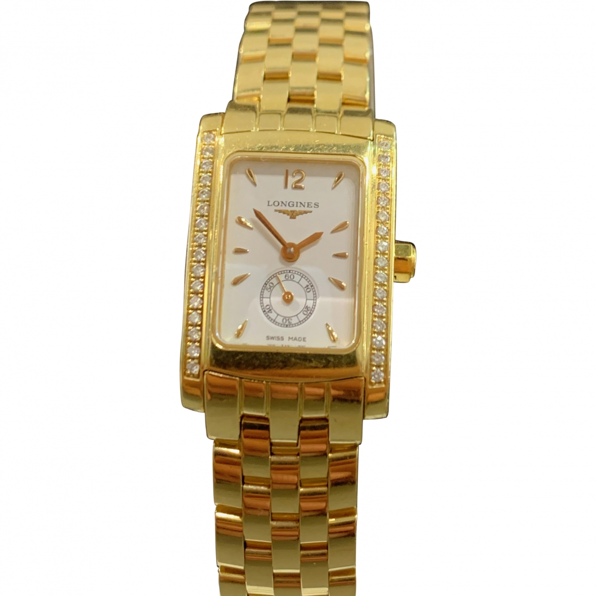 Dolce vita yellow gold watch Longines 